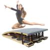 CMYUN Heavy Duty Springboards Vault, Adult Wooden Home Gymnastics Springboards for Gymnasts, 9 Steel Springs Martial Art Sport Equipment Big view 1