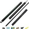 RYGHTTYT billiards house cues Billiard Cue Barrel Set Maple Pool Cue 59Inch Punch and Jump Rod, 1/2 Black Technology Carbon Fiber Pool Cue Stick 20Oz, Nine Ball Billiard Pool Cue 13Mm Tips Adult(Color view 1