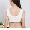 Cotton Soft Comfortable Elastic Girls Training Bras and Underwear Set view 2