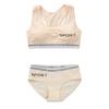 EUBUY Girls Seamless Sport Bras & Panties for Teens, Training Beginner Bras and Underwear Set for Girls Ages 8-18 Years 3 Pack view 4