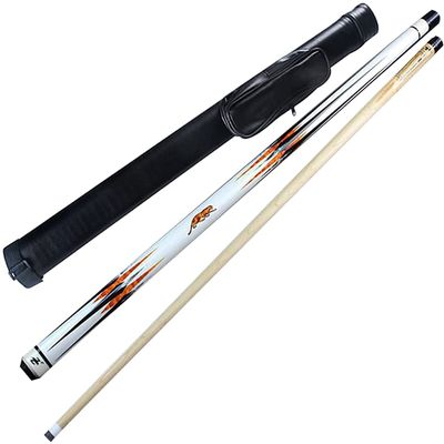 RYGHTTYT billiards house cues Rod Box Set Handmade Pool Cues 58 Inch Feels Super Good, Maple Pool Cue Stick Adult 19Oz 9.5-11.5-13Mm Tips, 1/2 Split American Snooker Cue Excellent Ball Control(Color:R