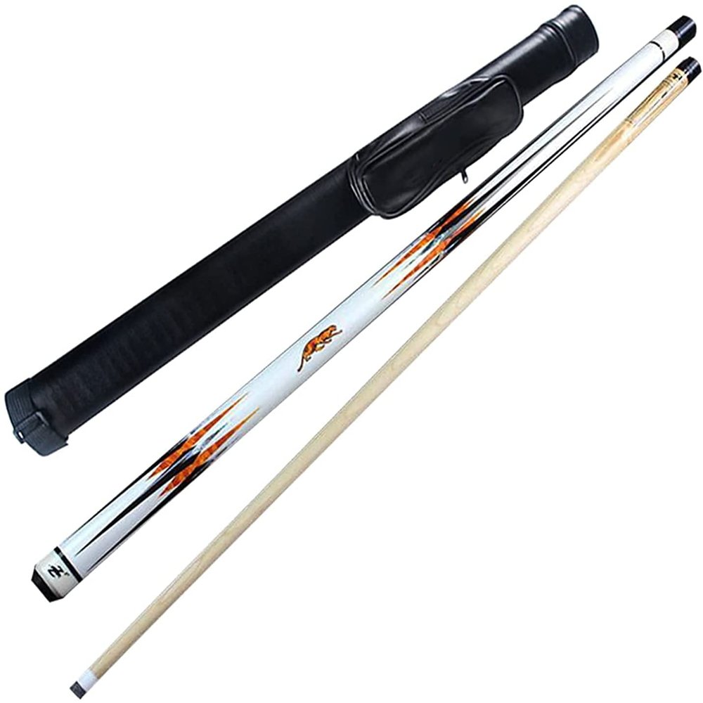 RYGHTTYT billiards house cues Rod Box Set Handmade Pool Cues 58 Inch Feels Super Good, Maple Pool Cue Stick Adult 19Oz 9.5-11.5-13Mm Tips, 1/2 Split American Snooker Cue Excellent Ball Control(Color:R