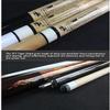 RYGHTTYT billiards house cues Rod Box Set Handmade Pool Cues 58 Inch Feels Super Good, Maple Pool Cue Stick Adult 19Oz 9.5-11.5-13Mm Tips, 1/2 Split American Snooker Cue Excellent Ball Control(Color:R view 2