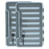 Kingfisher Fishing Large Slim Waterproof Foam Fly Box - 2 Pack view 1
