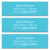 Personalized Golf Club Name Labels (30 Labels) - Custom Waterproof Name Stickers for Golf Clubs (Light Blue with White Text) view 1