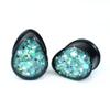12Pcs/6pairs Drop Shape Ear Gauges Plugs and Tunnels Ear Stretcher Expander Ear Piecing Jewelry 8mm view 2