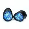 12Pcs/6pairs Drop Shape Ear Gauges Plugs and Tunnels Ear Stretcher Expander Ear Piecing Jewelry 8mm view 4