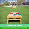 GoSports 4 ft x 2 ft Commercial Grade Cornhole Boards Set - Includes 8 Regulation Tournament Style Bean Bags - Natural view 4