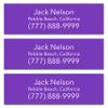 Personalized Golf Club Name Labels (30 Labels) - Custom Waterproof Name Stickers for Golf Clubs (Purple with White Text) view 1