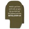 NDZ Performance Rear Slide Cover Plate for Sig P365 P365X P365 XL P365 X Macro P365 Fuse 9mm .380 Laser Engraved Aluminum in Olive Drab Green - Bible Revelations 6:8 view 1