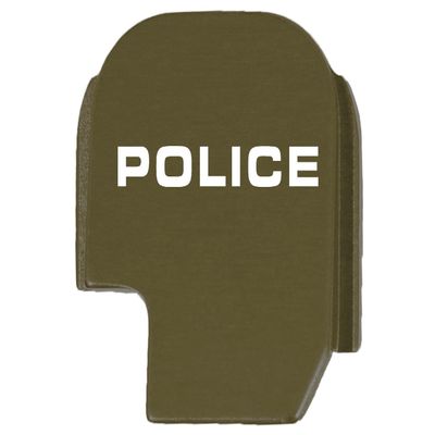 NDZ Performance Rear Slide Cover Plate for Sig P365 P365X P365 XL P365 X Macro P365 Fuse 9mm .380 Laser Engraved Aluminum in Olive Drab Green - Police One Line Text