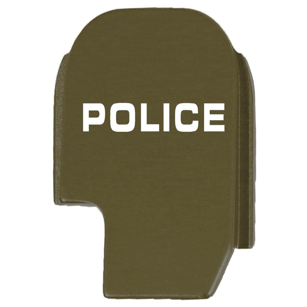 NDZ Performance Rear Slide Cover Plate for Sig P365 P365X P365 XL P365 X Macro P365 Fuse 9mm .380 Laser Engraved Aluminum in Olive Drab Green - Police One Line Text