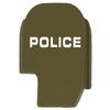 NDZ Performance Rear Slide Cover Plate for Sig P365 P365X P365 XL P365 X Macro P365 Fuse 9mm .380 Laser Engraved Aluminum in Olive Drab Green - Police One Line Text view 1