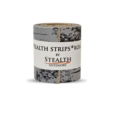 Stealth Strips Gray Camo Silencing Tape | Self Adhesive Silencing Fabric | Great for Quieting All of Your Metal Hunting Gear and Accessories | (2.125 X 60 Roll) (Gray Camo, 2.125" Wide)