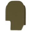 NDZ Performance Rear Slide Cover Plate for Sig P365 P365X P365 XL P365 X Macro P365 Fuse 9mm .380 Laser Engraved Aluminum in Olive Drab Green - Rose Swoosh Petals view 4