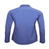 Women's Ultra Soft Front Zip Warm-Up Scrub Jacket (True Royal Blue, X-Small) view 4