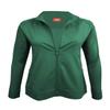 Women's Ultra Soft Front Zip Warm-Up Scrub Jacket (Hunter Green, Large) view 1