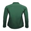 Women's Ultra Soft Front Zip Warm-Up Scrub Jacket (Hunter Green, Large) view 2