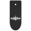 NDZ Performance Magazine Base Plate Finger Extension for Glock 43X 48 9mm Laser Engraved Anodized Aluminum in Black, Made in The USA - Submarine Warfare Insignia view 1