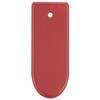 NDZ Performance Magazine Base Plate Finger Extension for Glock 43X 48 9mm Laser Engraved Anodized Aluminum in Red, Made in The USA Logo view 3