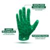 Repsters RPG1 Football Gloves - Adult & Youth Sizes (Emerald, Youth XS-S) view 2