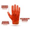 Repsters RPG1 Football Gloves - Adult & Youth Sizes (Tiger, Adult - Medium) view 3
