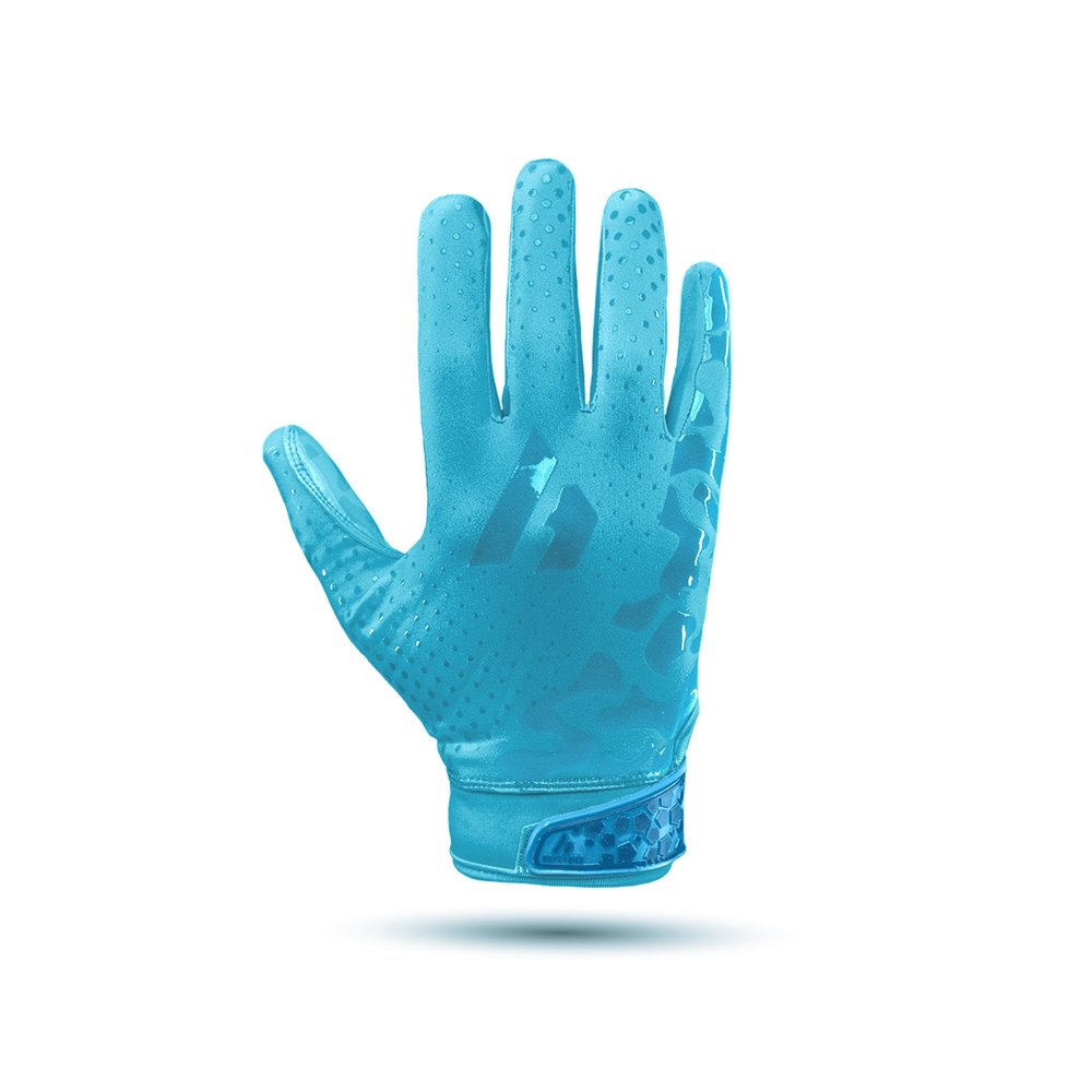 Repsters RPG1 Football Gloves - Adult & Youth Sizes (Azure, Youth XS-S)
