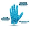 Repsters RPG1 Football Gloves - Adult & Youth Sizes (Azure, Youth XS-S) view 2