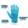 Repsters RPG1 Football Gloves - Adult & Youth Sizes (Azure, Youth XS-S) view 3