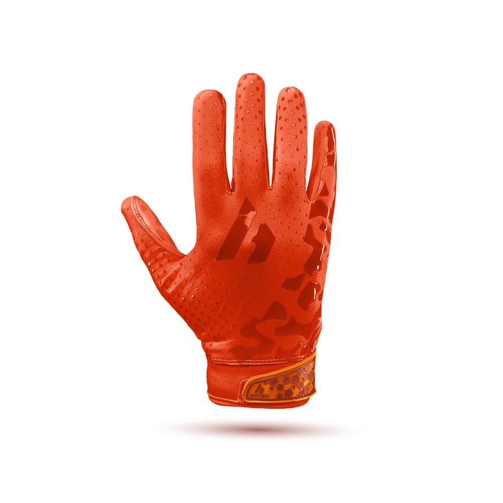 Repsters RPG1 Football Gloves - Adult & Youth Sizes (Tiger, Youth XS-S)