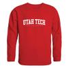 W Republic Utah Tech Trailblazers Arch Fleece Crewneck Pullover Sweatshirt, Adult Unisex, Red, XX-Large - NCAA Officially Licensed Apparel view 1