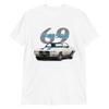 1969 Trans Am Cameo Ivory 69 Firebird Muscle car T-Shirt view 1