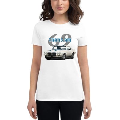 1969 Trans Am Cameo Ivory 69 Firebird Muscle car Women's Short Sleeve t-Shirt