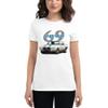 1969 Trans Am Cameo Ivory 69 Firebird Muscle car Women's Short Sleeve t-Shirt view 1