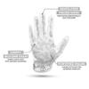 Repsters RPG1 Football Gloves - Adult & Youth Sizes (Frost, Adult - Small) view 2