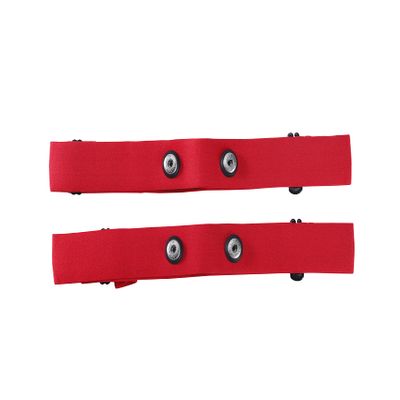 Rich Green Valley Compatible with MYZONE MZ-3 MZ-1 Heart Rate Monitor Replacement Chest Strap(Red, Medium, 2Pack)