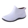 Fashion Woman Rain Shoes Outdoor Waterproof Women's Ankle Garden Boots Shoes Women Insulated Rain Boots (Grey, 6.50) view 1