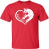 4X-Large Red Mens Horse Girl Loves Horses Gift Idea T-Shirt view 3