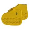 SPLANDIN Waterproof Shoe Covers for Kids, Women & Men. Reusable Dustproof & Anti Slip Silicone Rain Shoe Covers, Sustainable & BPA Free. Overshoes Protectors. (Yellow, Medium (Size 6.5-9))