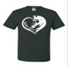 3X-Large Forest Green Mens Horse Girl Loves Horses Gift Idea T-Shirt view 3