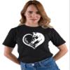 3X-Large Black Mens Horse Girl Loves Horses Gift Idea T-Shirt view 2
