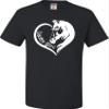 3X-Large Black Mens Horse Girl Loves Horses Gift Idea T-Shirt view 3