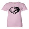 3X-Large Pink Women Horse Girl Loves Horses Gift Idea T-Shirt view 3
