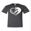 XX-Large Heather Black Mens Horse Girl Loves Horses Gift Idea T-Shirt view 3