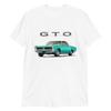 1965 GTO Convertible Classic Car Nostalgia T-Shirt White view 1