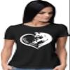 3X-Large Black Women Horse Girl Loves Horses Gift Idea T-Shirt view 2