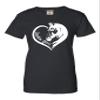 3X-Large Black Women Horse Girl Loves Horses Gift Idea T-Shirt view 3