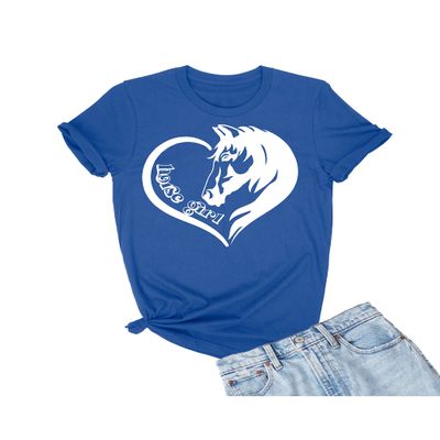 XX-Large Royal Mens Horse Girl Loves Horses Gift Idea T-Shirt