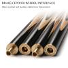 57 Inch Pool Cue Set,Handmade Ash Wood Pool Cue Snooker Cues Adult 10.3/11.5mm Tip Billiard Ques Sticks for Home Bars Pool Halls,Single Shot,10.3MM view 4