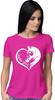 3X-Large Cyber Pink Women Horse Girl Loves Horses Gift Idea T-Shirt view 2